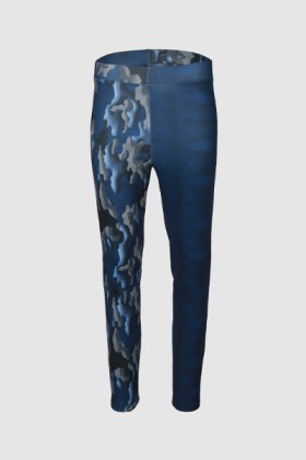 Women Camouflage Leggings in Navy - FW22-WK0031