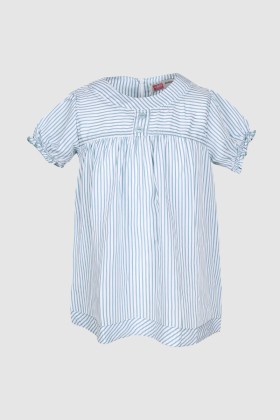 بلوزه بناتي نص كم اطفالي مقلمة SKT22465 SS22