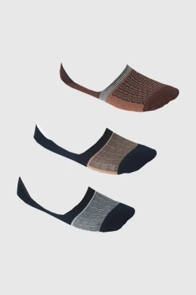 Men Invisible Socks 3 Pieces M.Z 7 275044-11