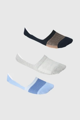 Men Invisible Socks 3 Pieces M.Z 7 275044-13