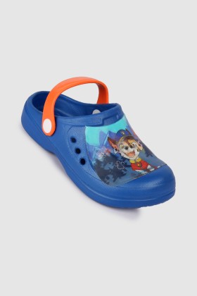 Navy Boys Clogs with Cartoon Print PW009159 SS22