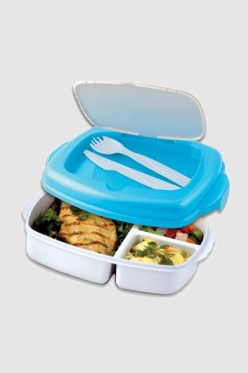 Cool Gear Lunch Box Stay Fresh in Blue Color - 520ml.