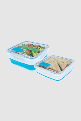 Cool Gear Expandable Lunch Box To Go in Blue Color - 1470ml.