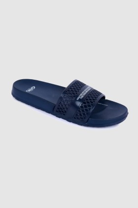 Women Slipper in Navy Color with Stripe 40186A-21