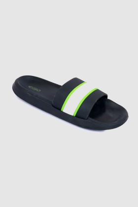 Slipper with Green Striped for Boys 950367-21