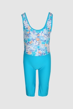 Floral Sleeveless Swimsuit for Girls BLL22031-8