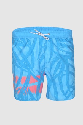 Men Swim Trunk with Blue Seaweed S22KT16M