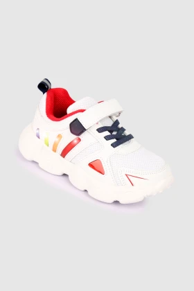 White Boys Sneakers with Light ET7284-C SS22