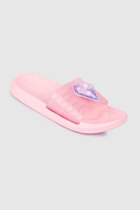 Girls Slide Slipper with Light and Jewelry 950493C-22 SS22