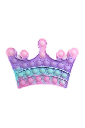 Colorful Crown Pop It Fidget RT03763