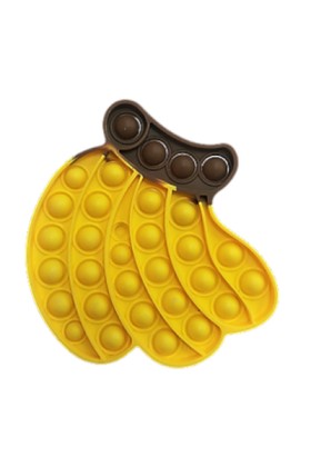 Banana Pop It Toy in Yellow RT03770