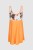 مايوه فستان قصير بناتي برتقالي - قطعة واحدة  DR22038-8